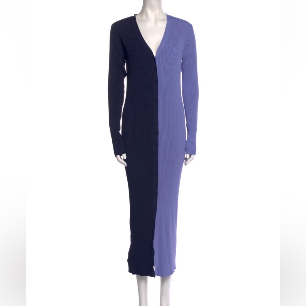 Staud Colorblock Sweater dress
